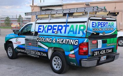 houston hvac service truck